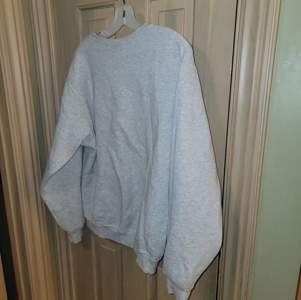 Mens Sz M WKU Western Kentucky Gray Sweatshirt Russell Collegiate Wear - Picture 2 of 5